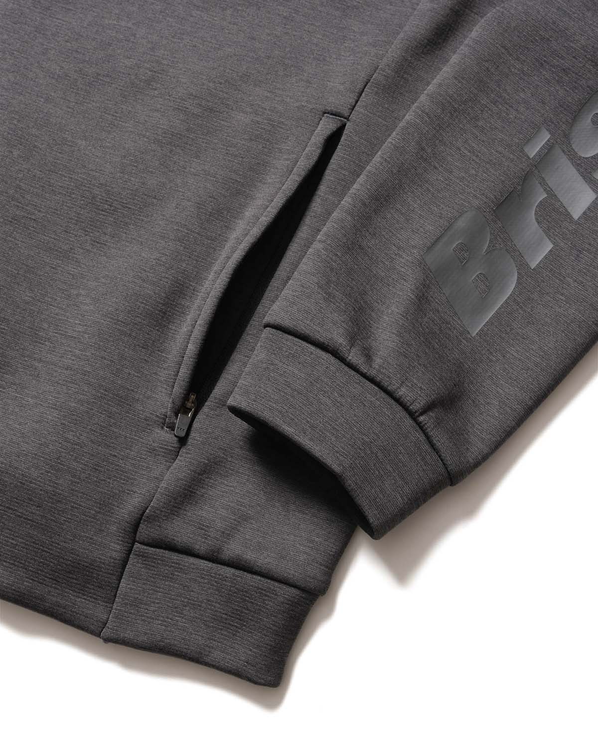 F.C.Real Bristol / QUARTER KNIT ESSENTIAL ZIP-UP HOODIE (Charcoal